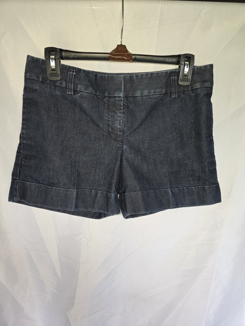 Express Dark Wash Denim Cuffed Shorts Size 4